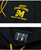 MEDM M Buckle Drawstring Hoodie