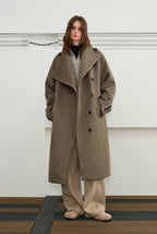 KREATE Avant-Garde Modular Wool Overcoat