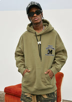 MEDM M Buckle Drawstring Hoodie