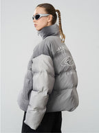 HARSH and CRUEL Silver-Tone Puffer Jacket
