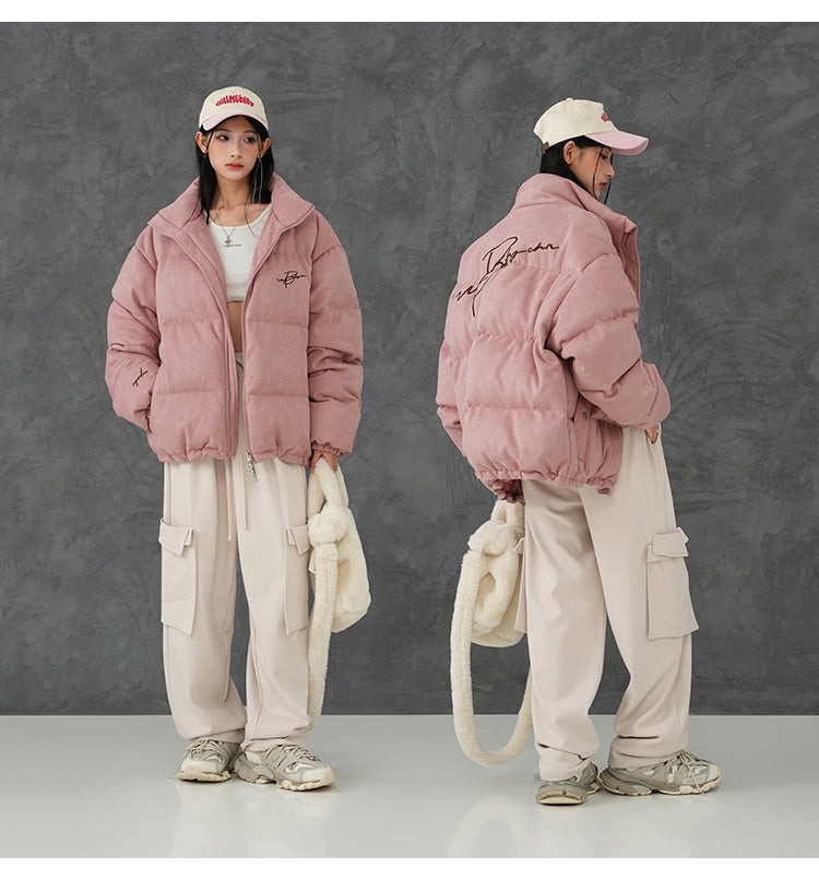 BJHG Suede Puffer Jacket