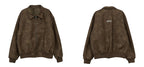 WLNEXT Distressed Faux Leather Jacket