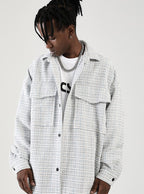 NOSAW Raw Edge Tweed Flannel