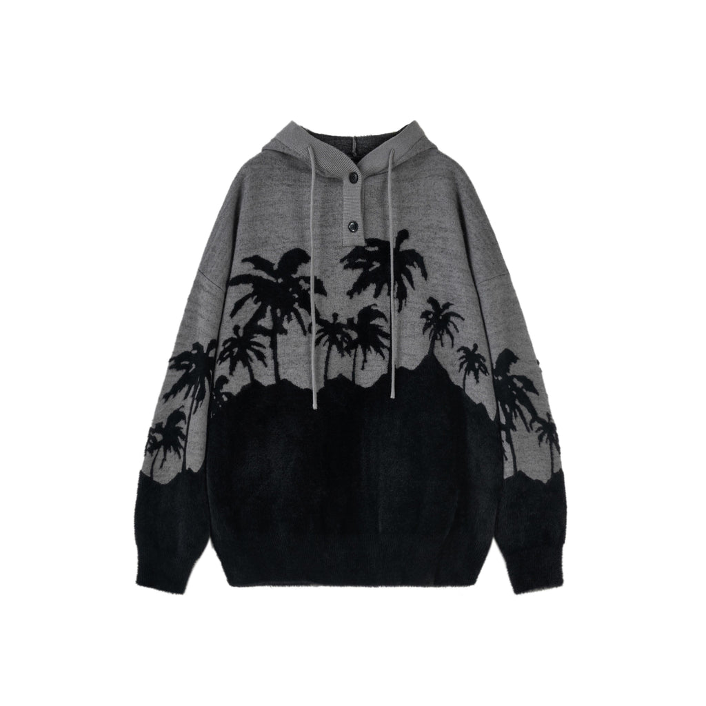 PCLP "King Palm" Knit Hoodie