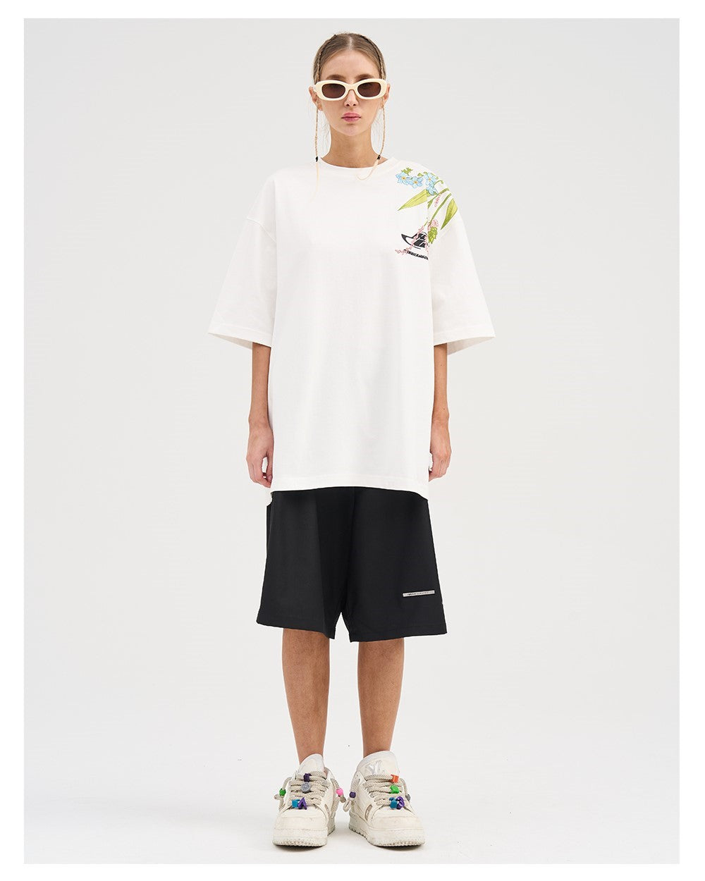 HARSH and CRUEL Embroidered "Bloom" Tee