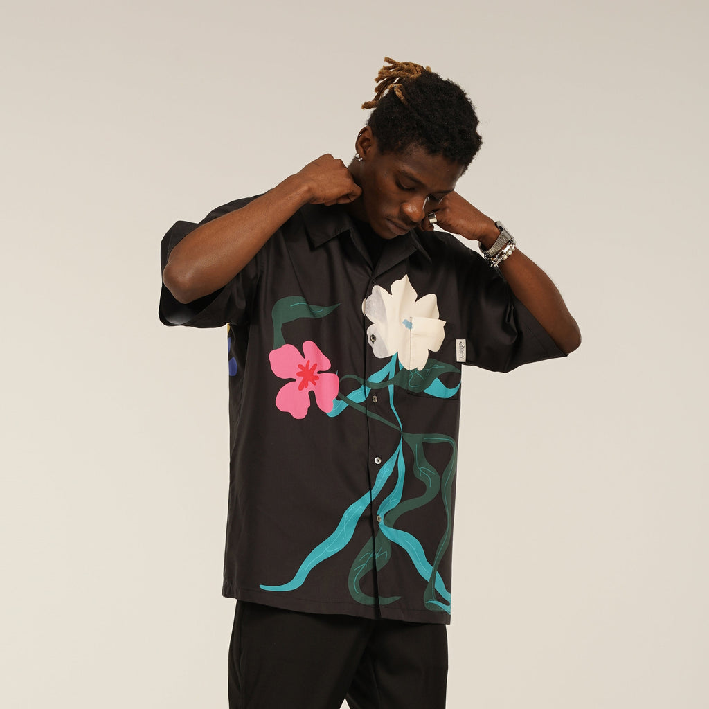 EMPTY REFERENCE "Inflorescence" Button-Up Shirt