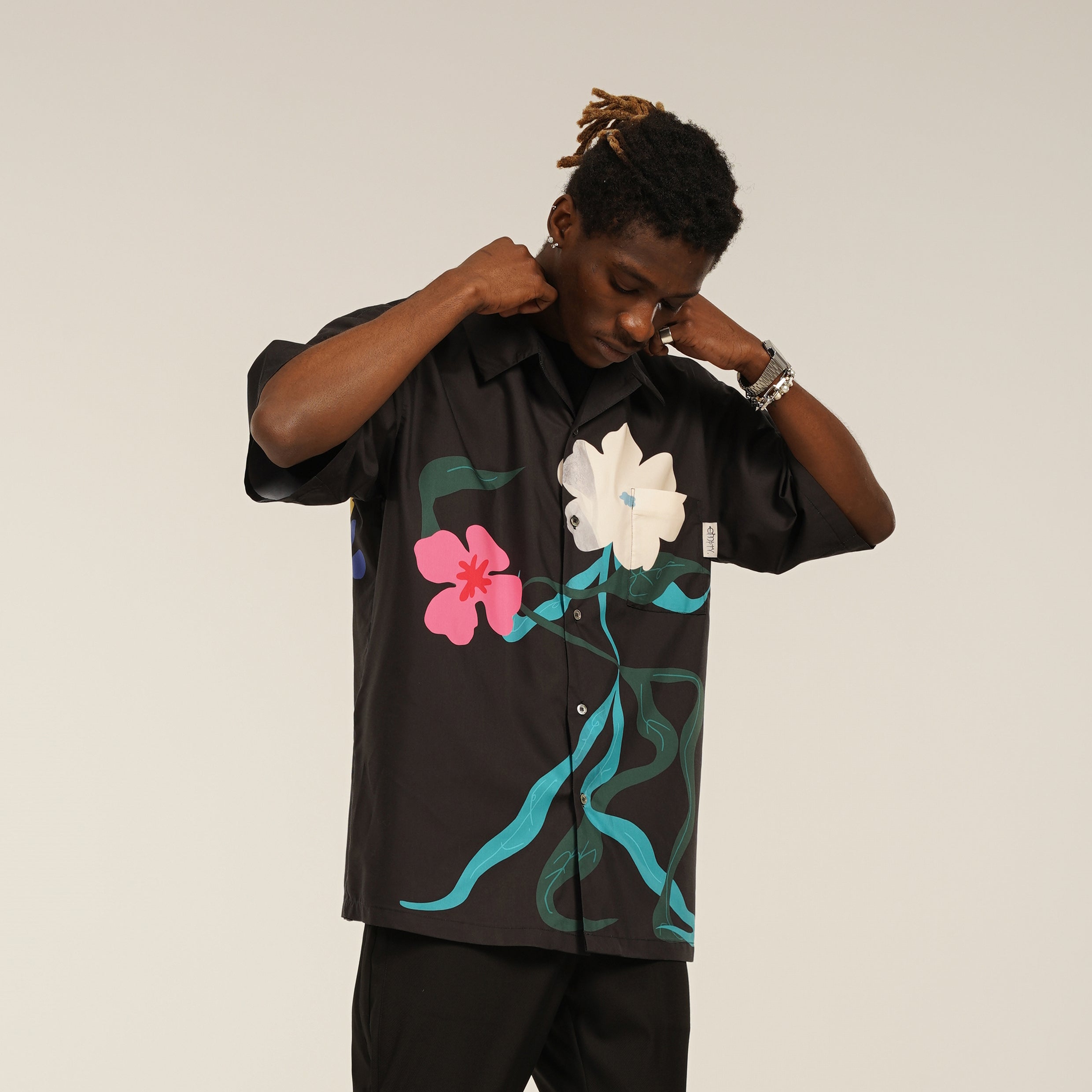 EMPTY REFERENCE "Inflorescence" Button-Up Shirt