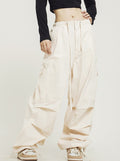 CTB Pleated Baggy Cargo Pants