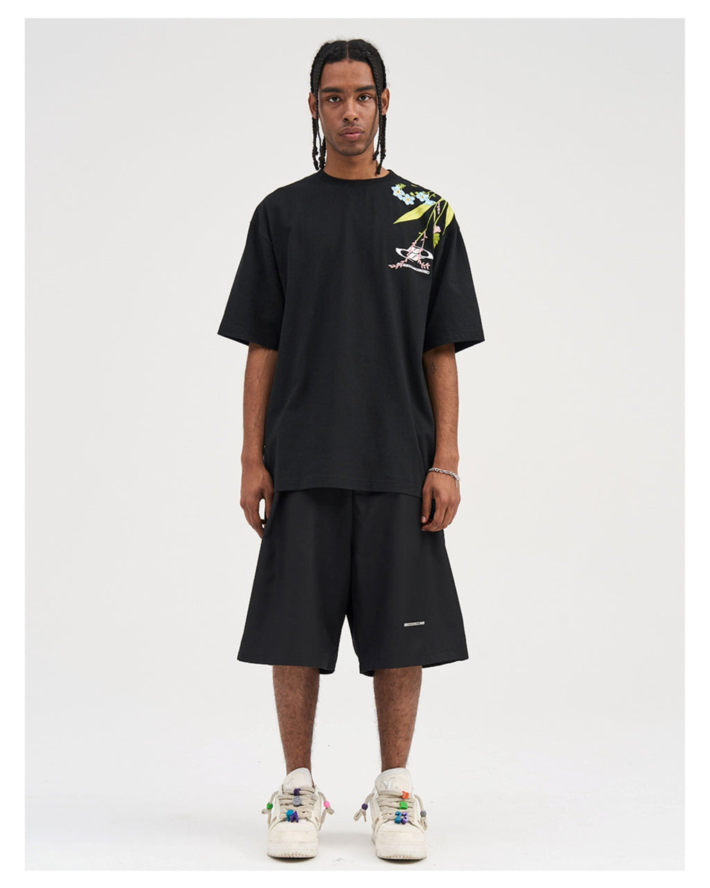 HARSH and CRUEL Embroidered "Bloom" Tee