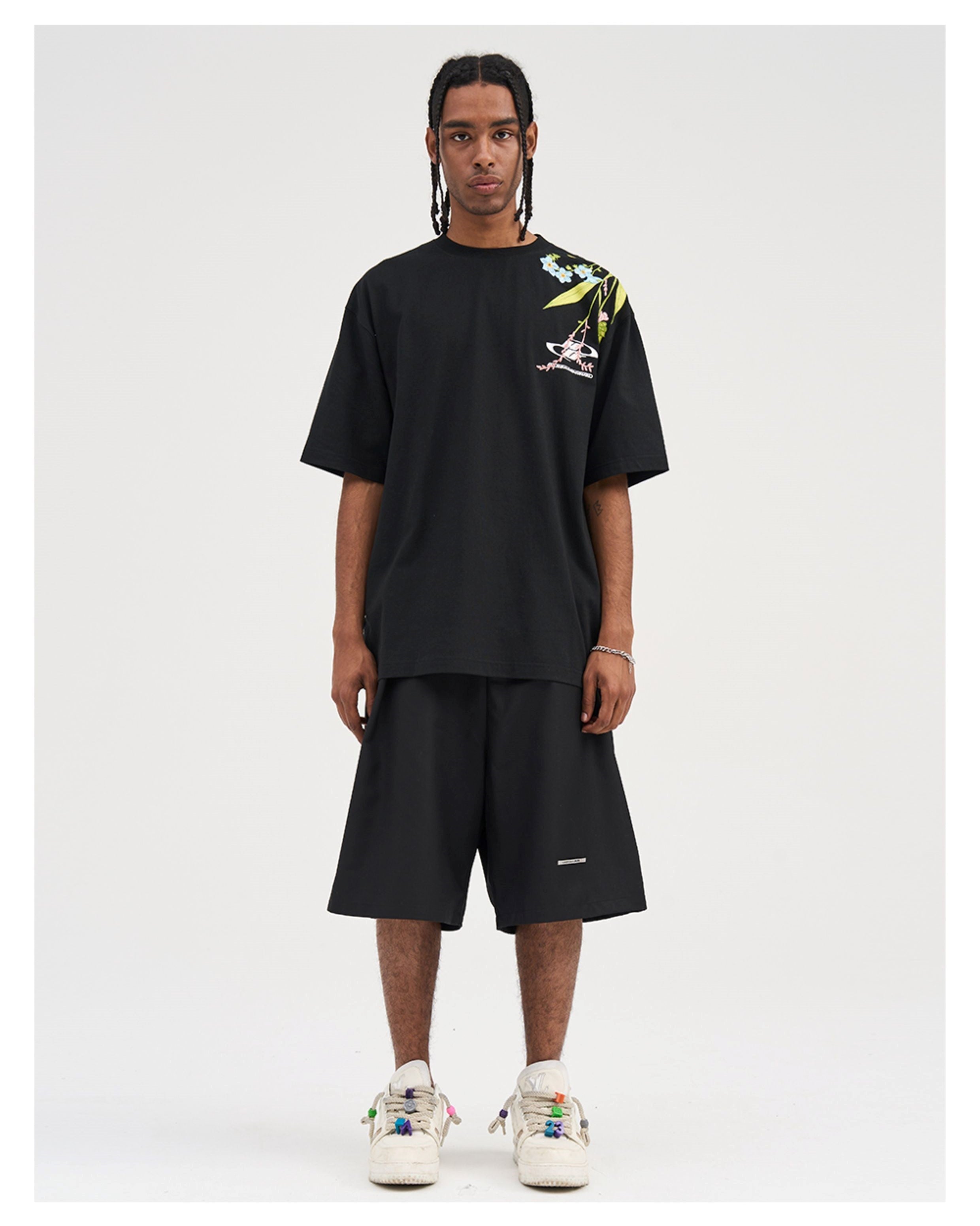 HARSH and CRUEL Embroidered "Bloom" Tee