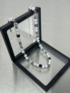 MINBIN Monochrome Pearl Necklace