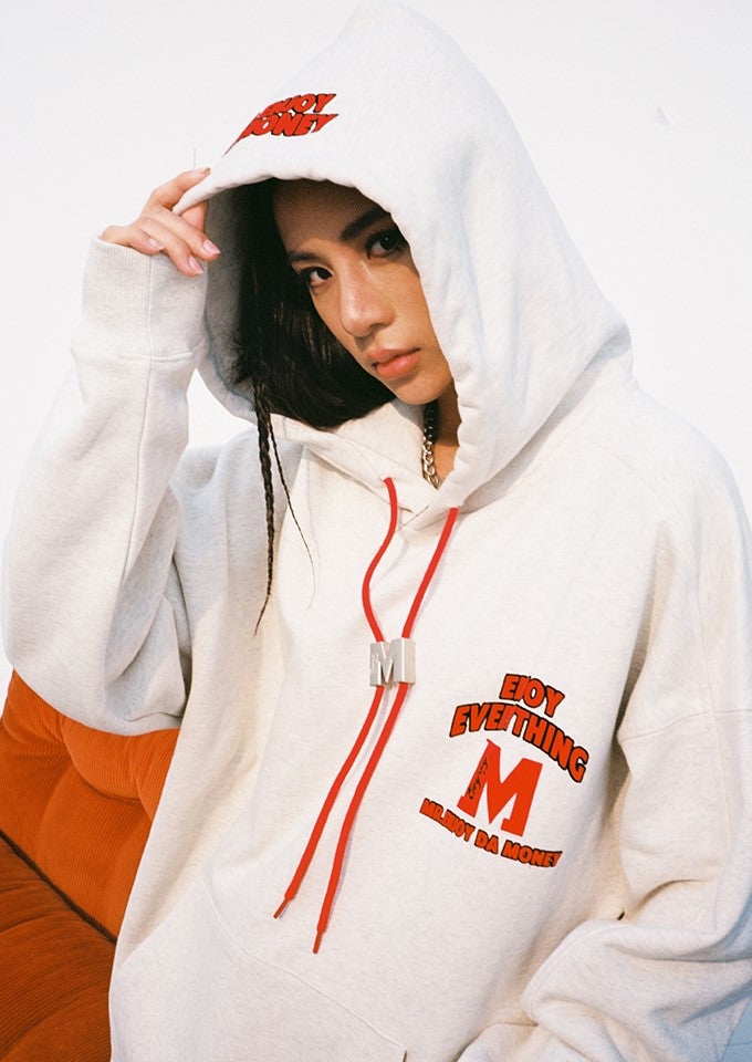 MEDM M Buckle Drawstring Hoodie