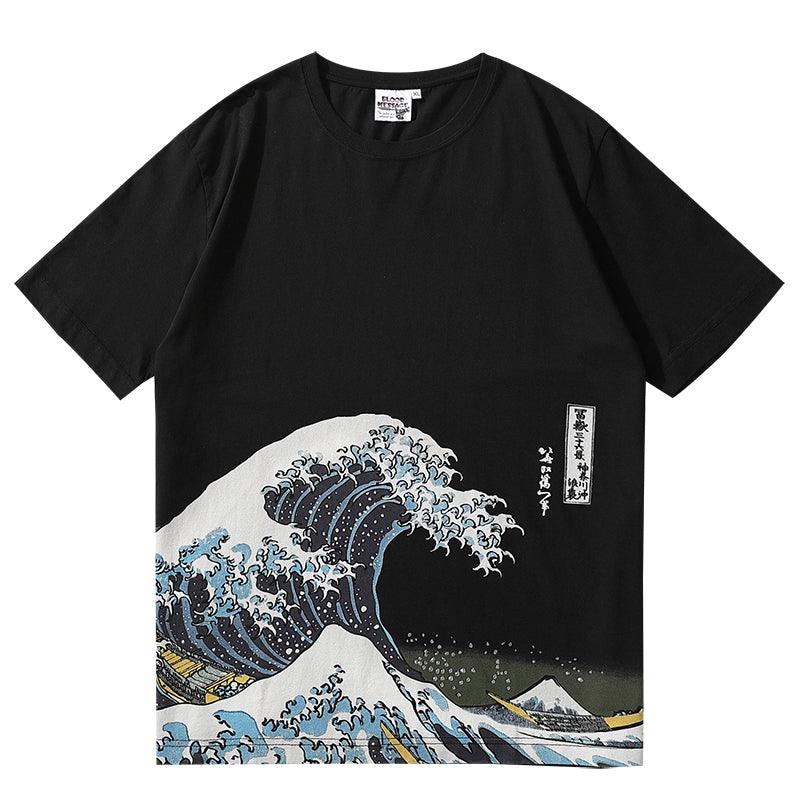 Great Wave Fitted Tee