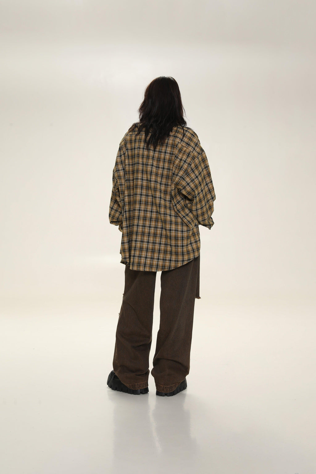 MASONPRINCE Boxy Plaid Carpenter Shirt