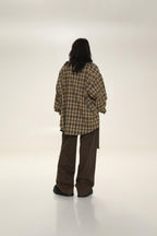 MASONPRINCE Boxy Plaid Carpenter Shirt