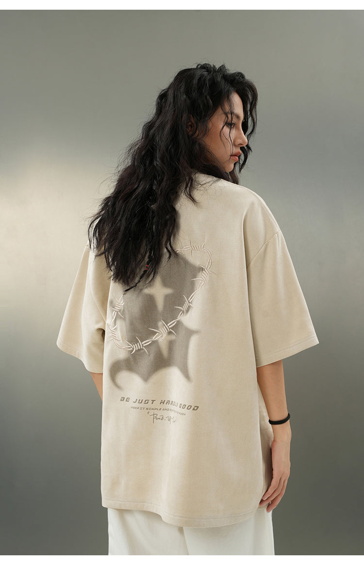 BJHG "Thorns" Suede Tee