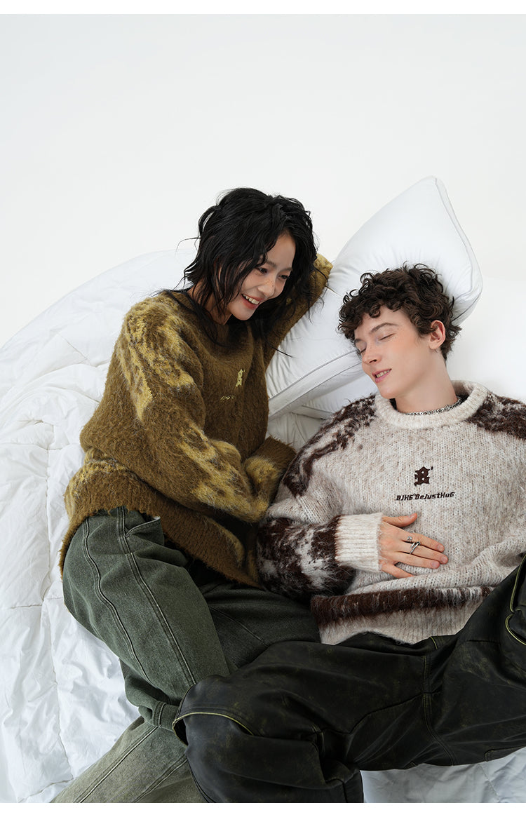 BJHG Textured Jacquard Sweater