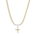 HEIMA Two-Tone Cross Necklace
