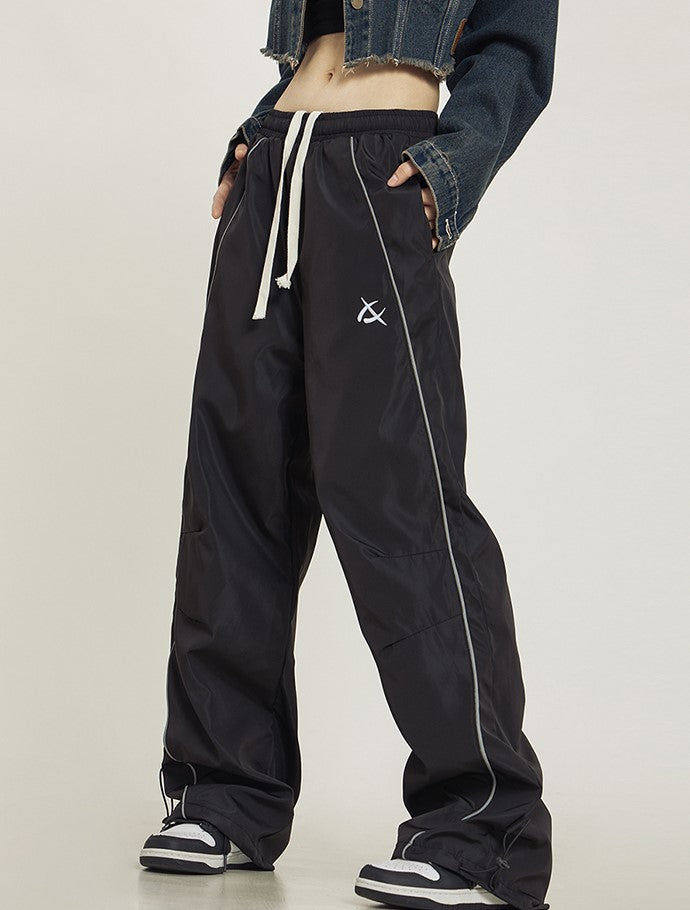 CTB Wide-Leg Track Pants