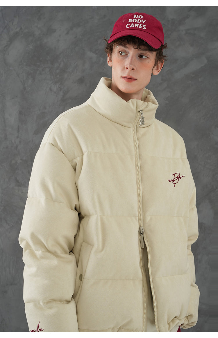 BJHG Suede Puffer Jacket