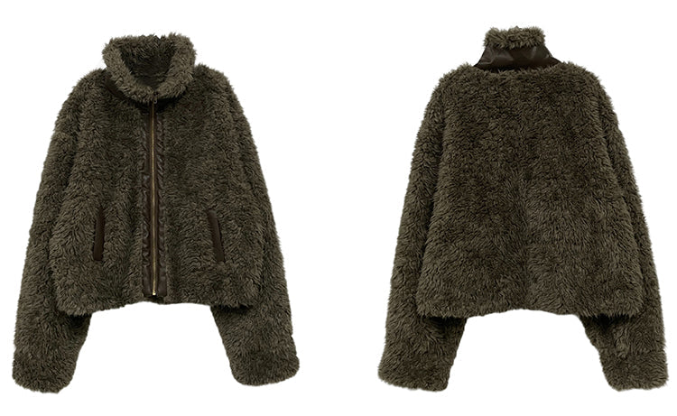 WLNEXT Fleece Turtleneck Jacket