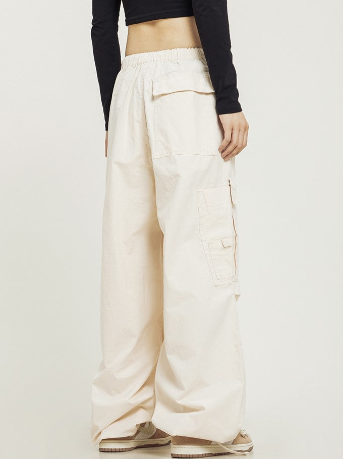 CTB Pleated Baggy Cargo Pants
