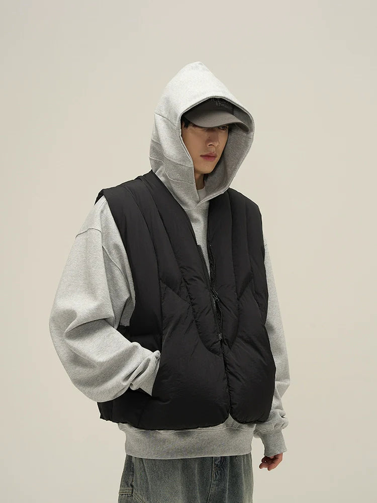 Paneled Puffer Vest
