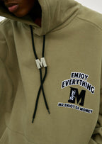 MEDM M Buckle Drawstring Hoodie