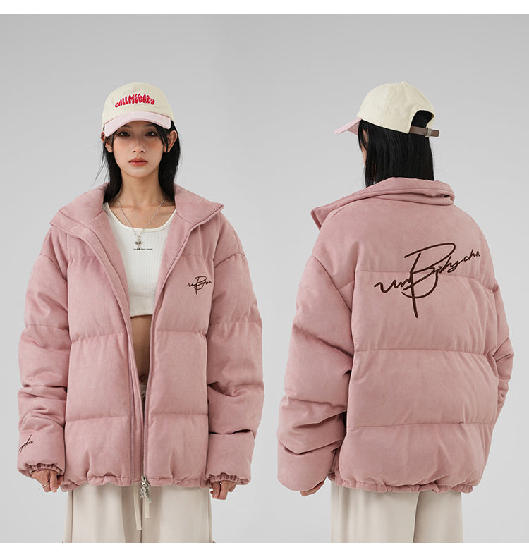 BJHG Suede Puffer Jacket