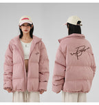 BJHG Suede Puffer Jacket
