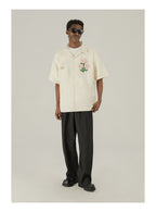 EMPTY REFERENCE Off-White Button-Up Shirt