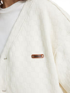 INRM Textured Check Cardigan