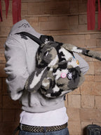 DND4DES Camo Rabbit Fur Backpack