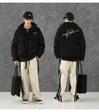 BJHG Suede Puffer Jacket