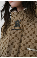 BJHG Monogram Print Puffer Vest