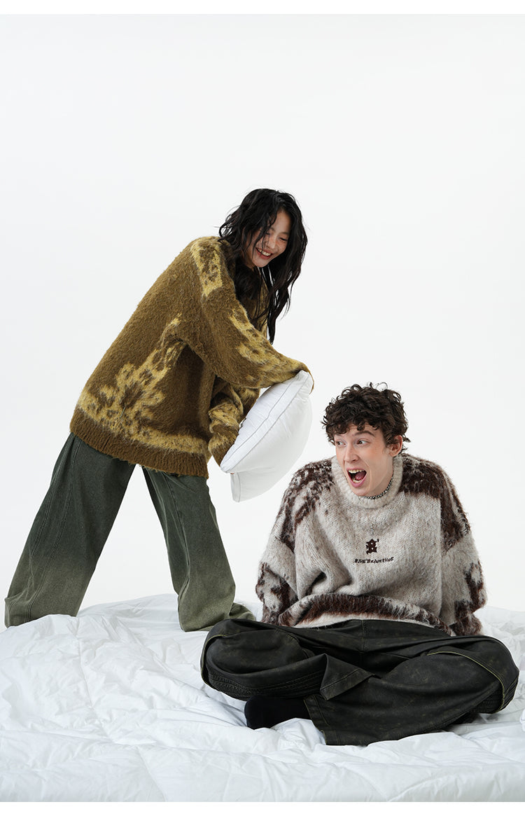 BJHG Textured Jacquard Sweater
