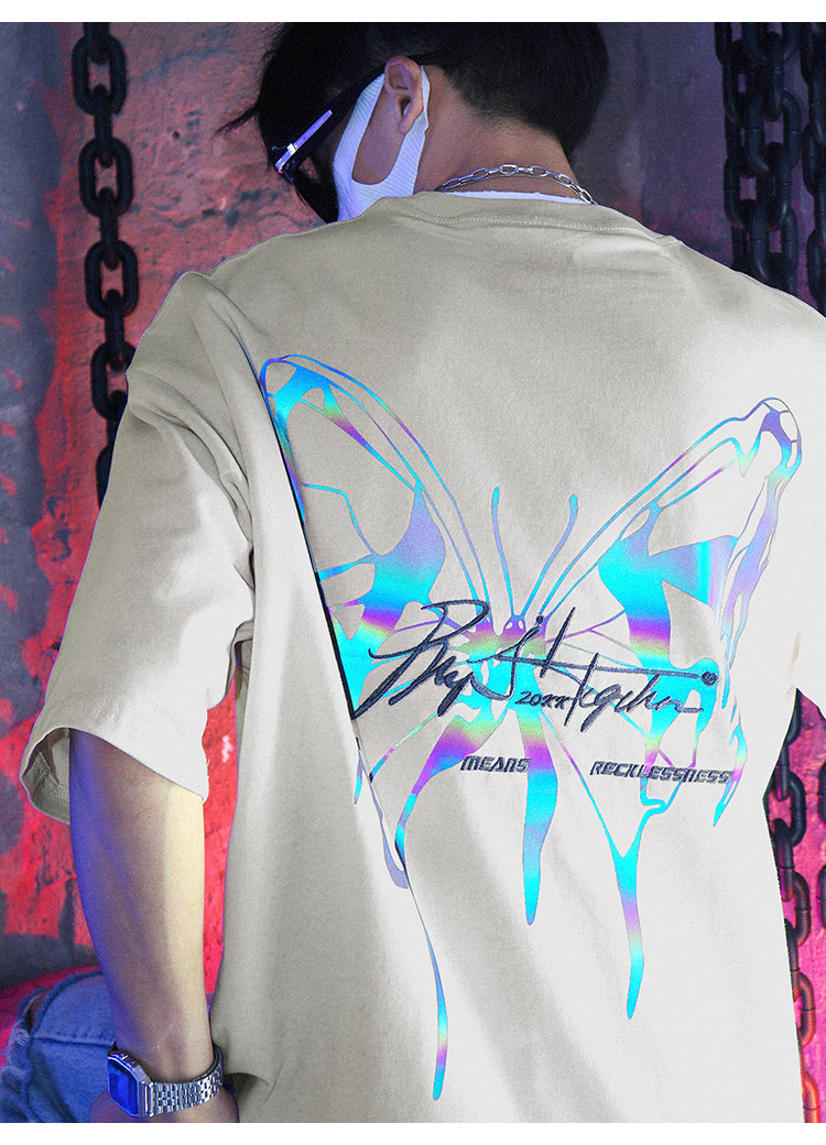 BJHG 3M Reflective Butterfly Tee