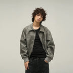 WLNEXT Distressed Faux Leather Jacket