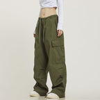 CTB Monochrome Baggy Cargo Pants