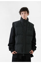 BJHG Monogram Print Puffer Vest