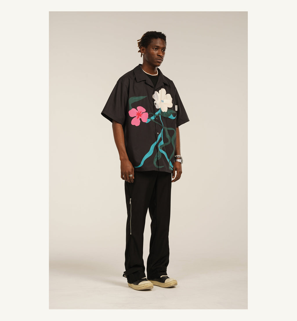 EMPTY REFERENCE "Inflorescence" Button-Up Shirt