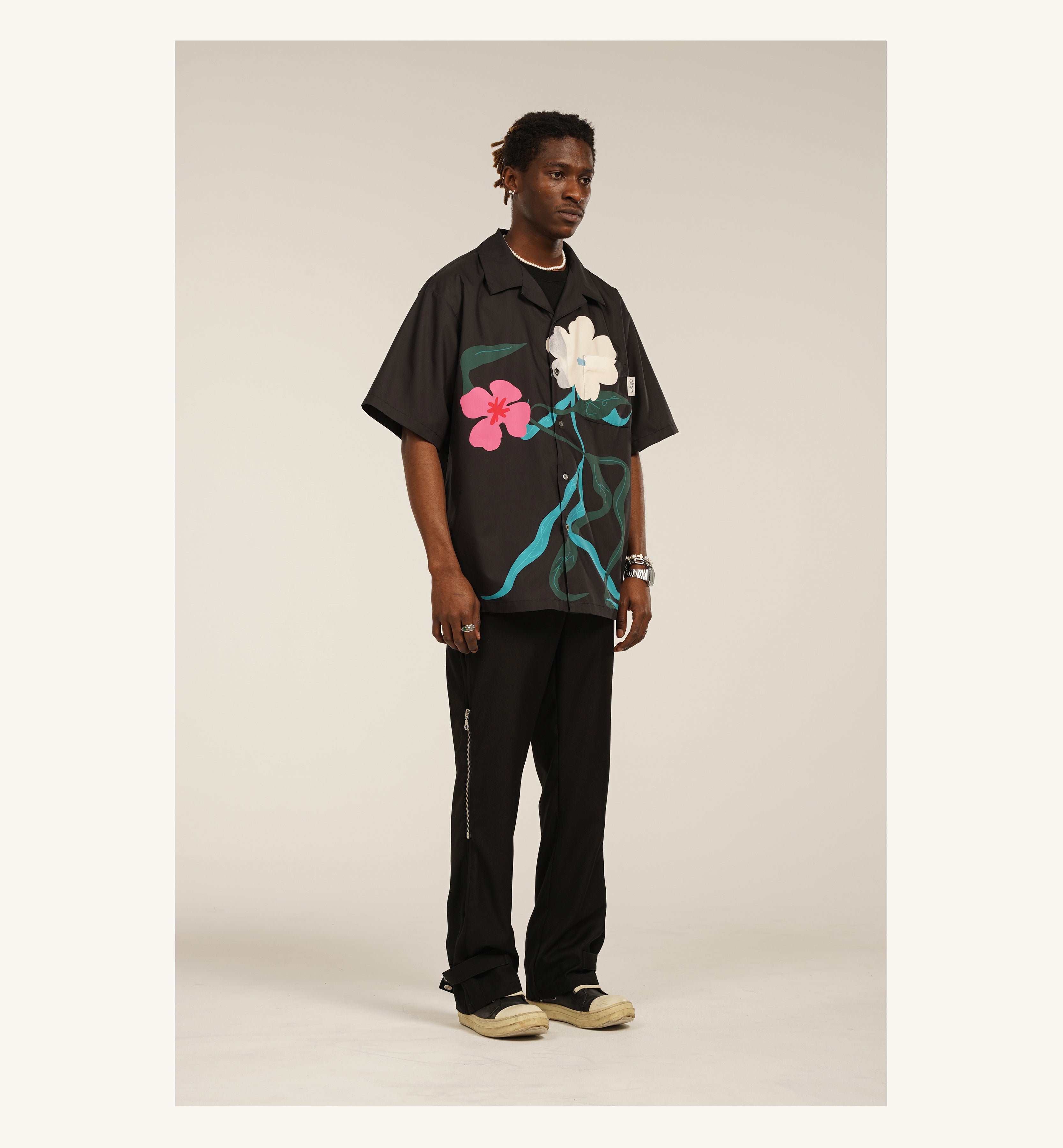 EMPTY REFERENCE "Inflorescence" Button-Up Shirt