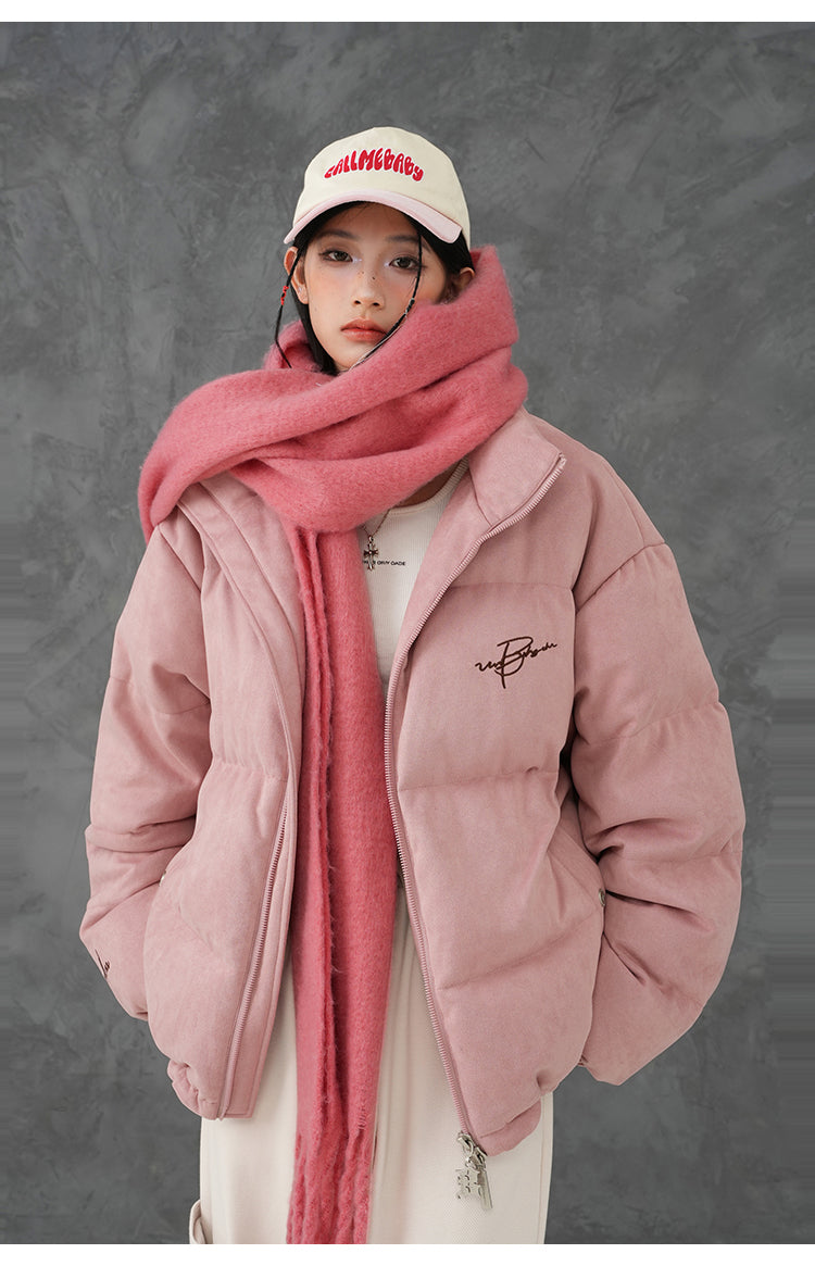 BJHG Suede Puffer Jacket