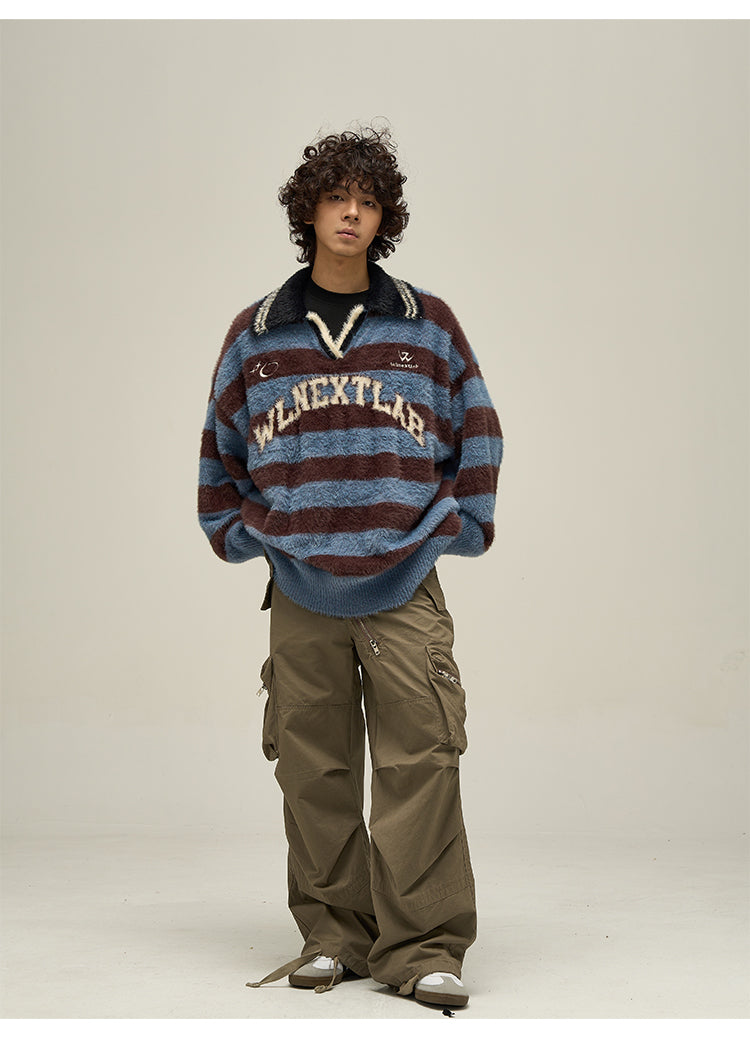 WLNEXT Logo Collared Sweater