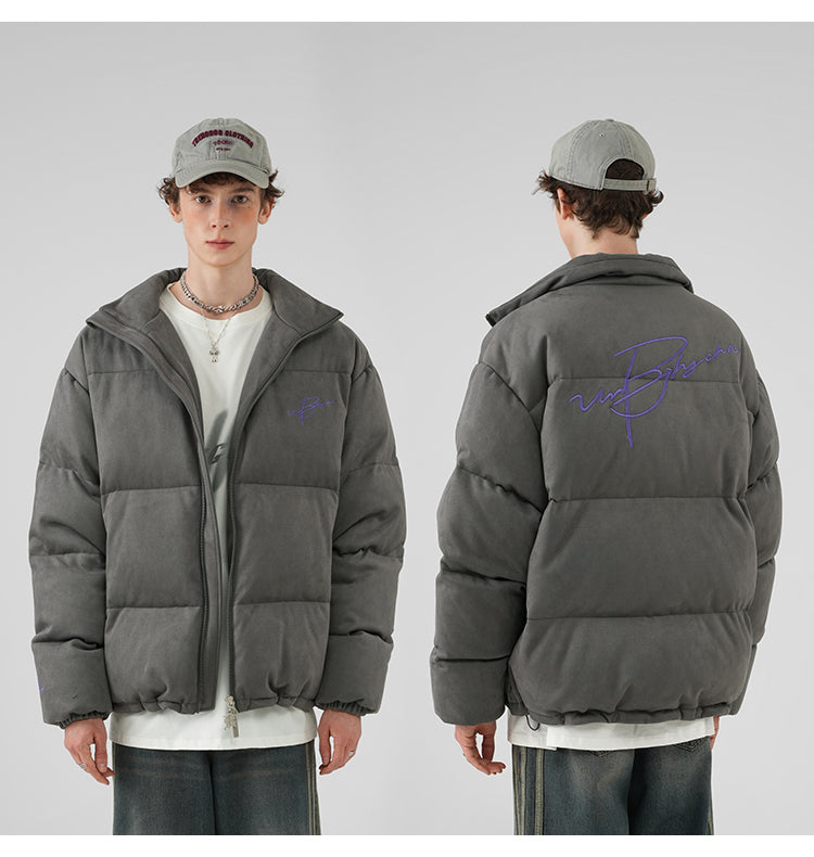BJHG Suede Puffer Jacket