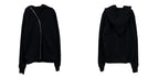 HJK Exclusive Asymmetrical Zip Hooded Jacket