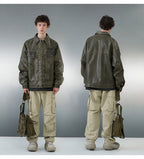 BJHG Vintage Motorcycle Jacket