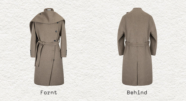 KREATE Avant-Garde Modular Wool Overcoat