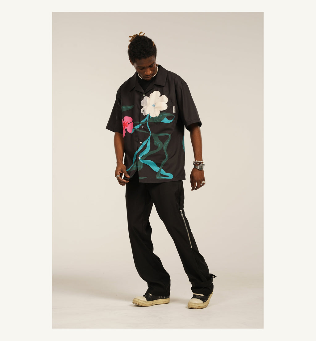 EMPTY REFERENCE "Inflorescence" Button-Up Shirt