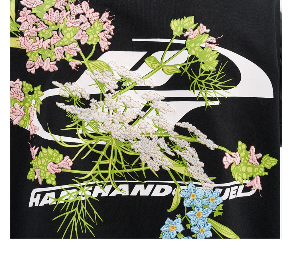 HARSH and CRUEL Embroidered "Bloom" Tee